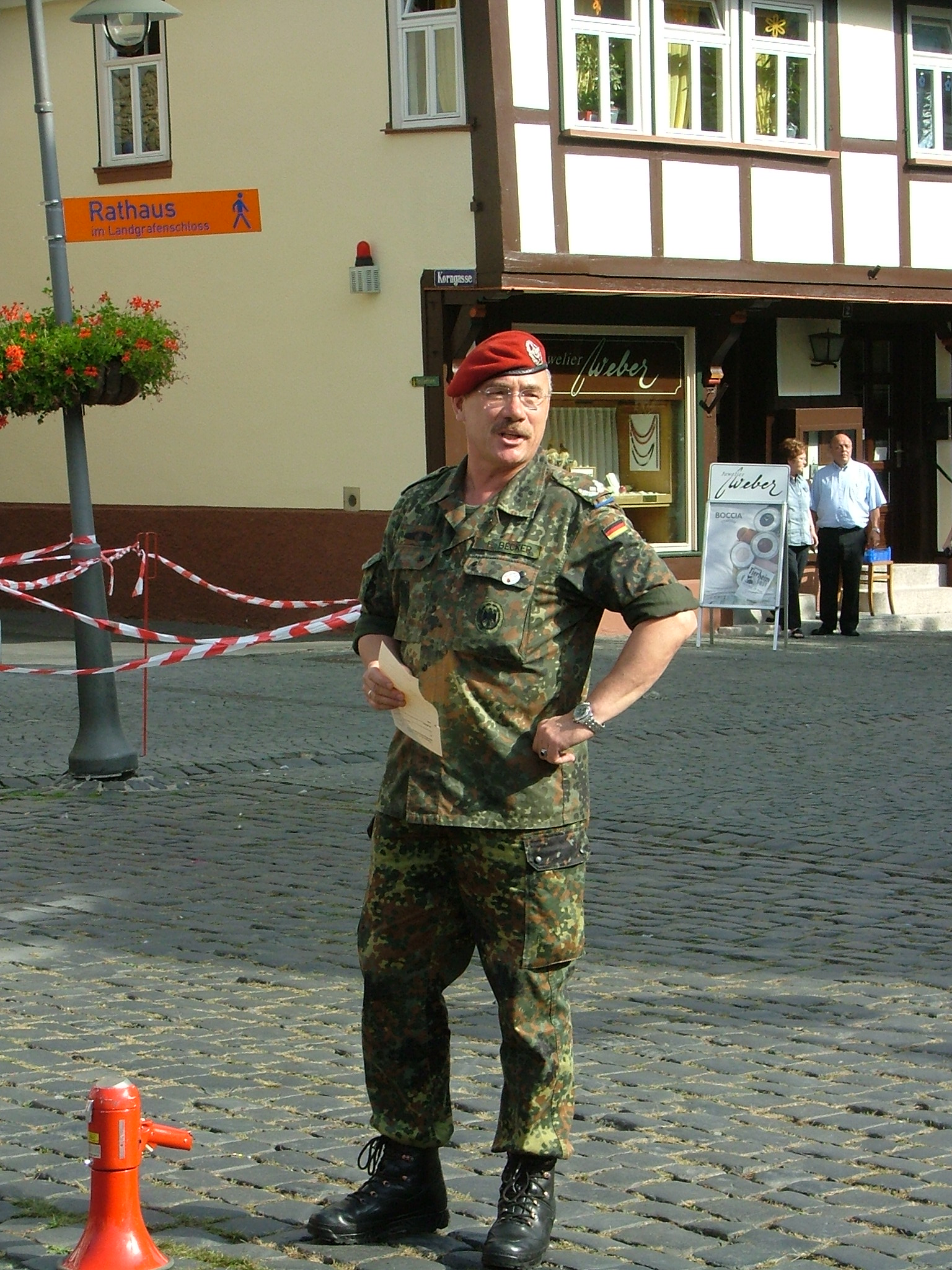 Major d. R. Friedhelm Becker war mit den Ergebnissen des Wettkampf "Schlauer Fuchs" zufrieden.